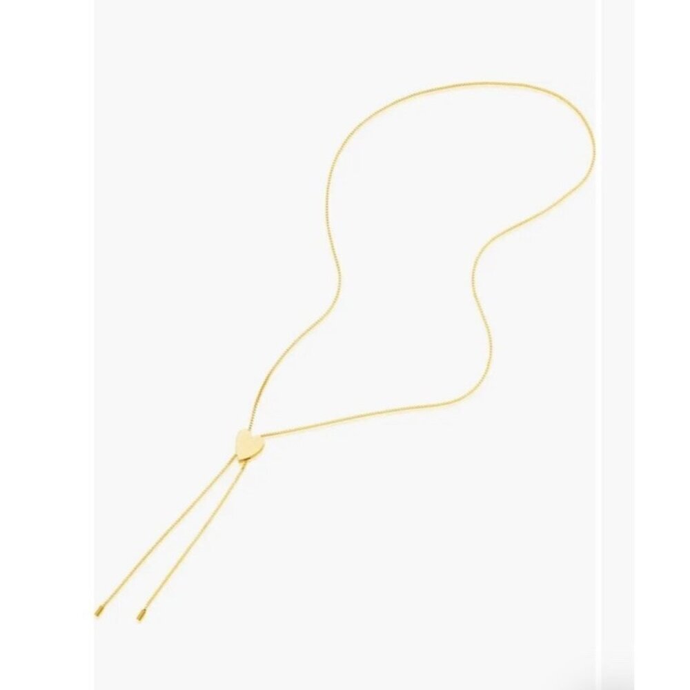Adornia Gold Vermeil Heart Bolo Necklace Adjustable Slider Nordstrom Gift Trendy